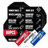 (Lot of 6) Toolbox Organization Magnetic