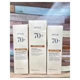 3pc Anua 70+ toner and moisturizing milk, like
