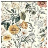 Livebor Vintage Floral Peel and Stick Wallpaper