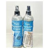 New (2) Seven Minerals Pure Magnesium Oil Spray,
