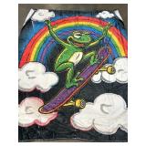 Funny Frog Throw Blanket - Luxurious, Soft &