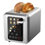 Touch screen Toaster 2 slice,Stainless Steel