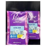 Lot of 2, Poise Fresh Protection Ultra Thin