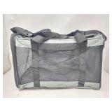 Travel Pet Carrier Small Cat / Dog Grey New Does