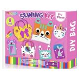 New. MEGUO Sewing Kit for Kids,Beginner Arts and