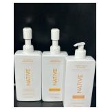 Lot of 3 Native Products, Includes Native Shampoo