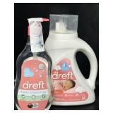 Lot of 2 Dreft Products, Includes DREFT Bottle
