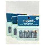 New (3) Cliganic Organic Lip Balm Set (6 Flavors)