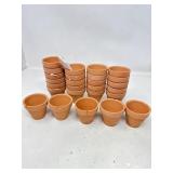 New 26pcs  Small Mini 2" Terracotta Pot Clay