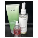 Lot of 3 Anua Products, Includes ANUA Heartleaf