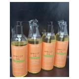 Lot of 4, MAJESTIC PURE Apricot Oil, 100% Pure