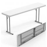 New 6 FT Narrow Folding Table,Premium Quality