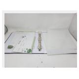 Recipes 3 Ring Binder Set New Dent On Side.