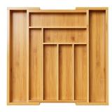 New Bamboo Expandable Drawer Organizer for
