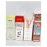 New health and beauty products sunscreen, tanning