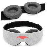 Manta Sleep Mask - 100% Light Blocking,