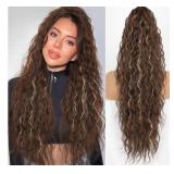 New ORSUNCER Ponytail Extension 30" Curly Pony