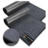 GORILLA GRIP Traffic Guard Door Mat, 2 Pack,