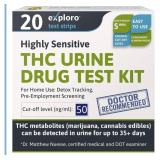 New Exploro Highly Sensitive Marijuana Drug Test