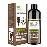 New Light Brown Hair Dye Shampoo for Women Men,