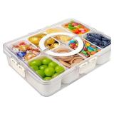 New New Snackle Box Container,8 Compartment