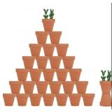 New 32pcs Small Mini 2" Terracotta Pot Clay