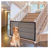 New NWK Magic Dog Gate for Stairs Pet Gate for