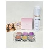 New cosmetics products some packaging open but