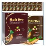 New 10 PCS Hair Dye Shampoo for Women and Men, 3