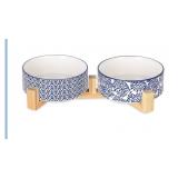 New Selamica Ceramic 14 OZ Dog Bowls, Dog Food,
