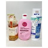New health and beauty, shampoo, lotion, and
