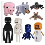 New Minecraft Inspired 8Pack Plushes,