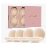 Nipple Covers No Show 4 Pairs- Reusable Seamless