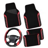 CAR PASS Leather Steering Wheel Cover and
