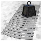 SlipX Solutions Weighted Non Slip Bath Mat for