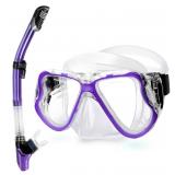 Greatever Dry Snorkel Set,Panoramic Wide
