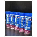 New Lot of 5, Nuun Sport Electrolyte Tablets with