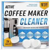 New Coffee Machine Cleaner Descaler Tablets - 24