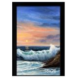 New LUCKYLIFE 18x26 Picture Frame, Wall Hanging