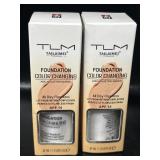 New Lot of 2, TLM Foundation Color Changing,TLM