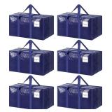 6 Pack Extra Heavy Duty Large Moving Bags with