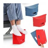 New Portable Airplane Foot Rest, 2 Pcs Foldable