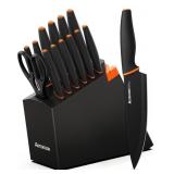 New Knife Set, Astercook 15 Pcs Dishwasher Safe