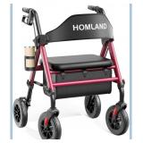 Walkers for Seniors with Seat, Foldable Rollator