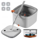 Mop and Bucket Set, Spin Mop with Self Seperates