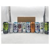 Monster, Bang, Celsius and more energy drinks