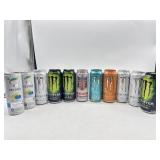 Monster, Celsius, Reign energy drinks BB:2027 and
