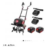 MZK 40V 12-inch Cordless Garden Tiller, 12In