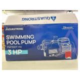 New AQUASTRONG In/Above Ground Pool Pump, High