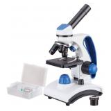 New AmScope M162C-2L-PB10 40X-1000X Dual Light